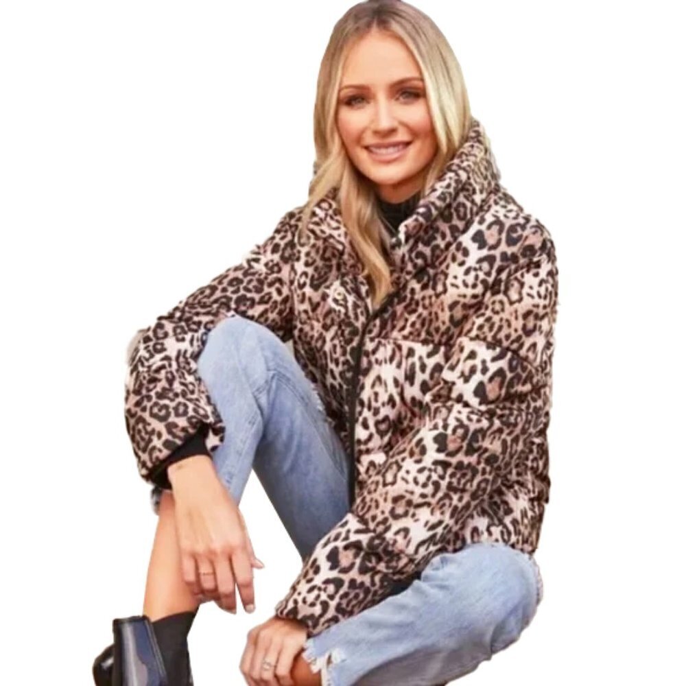 CI SONO Puffer Jacket Leopard Animal Print
Outerwear XS